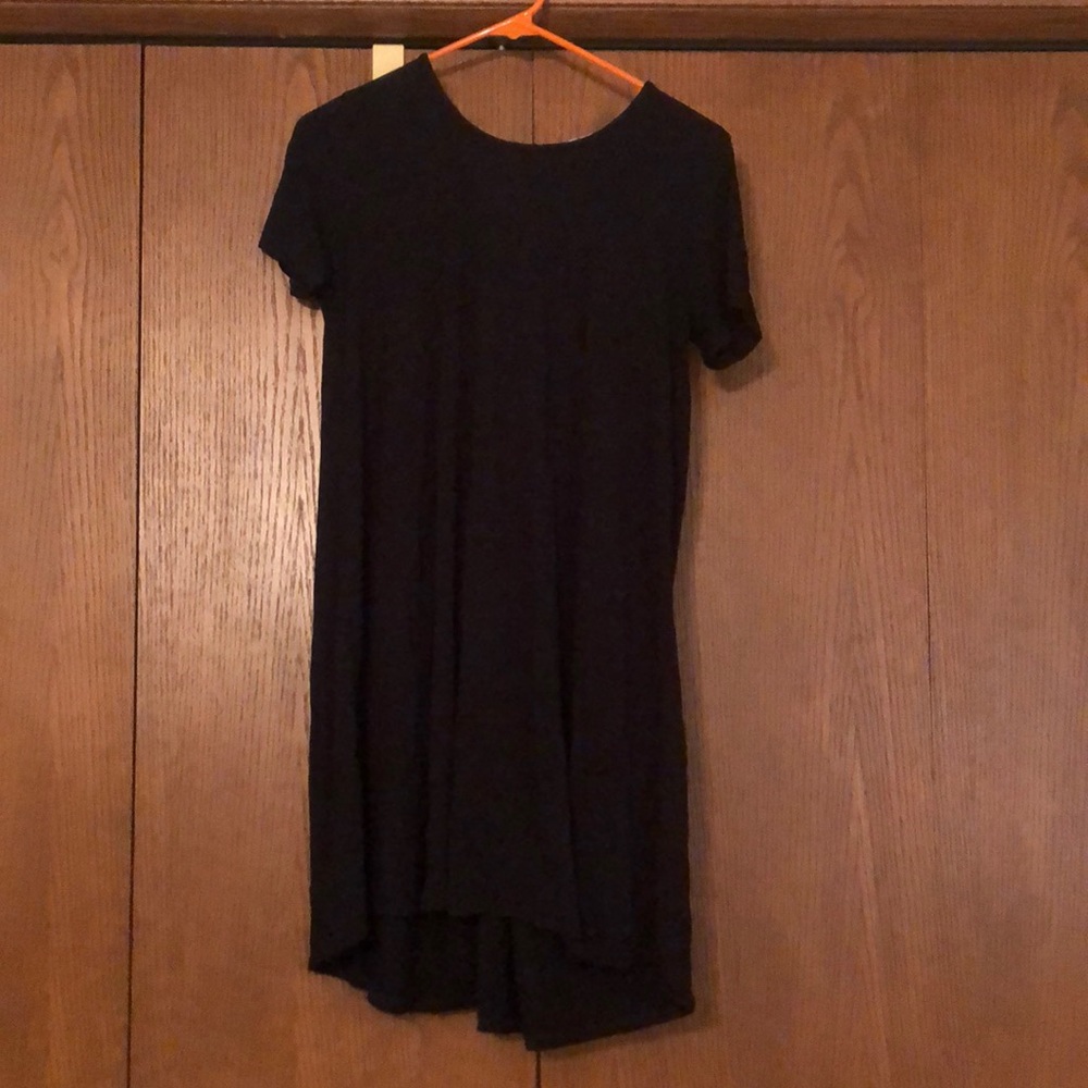 Black T-shirt dress size small. Great condition